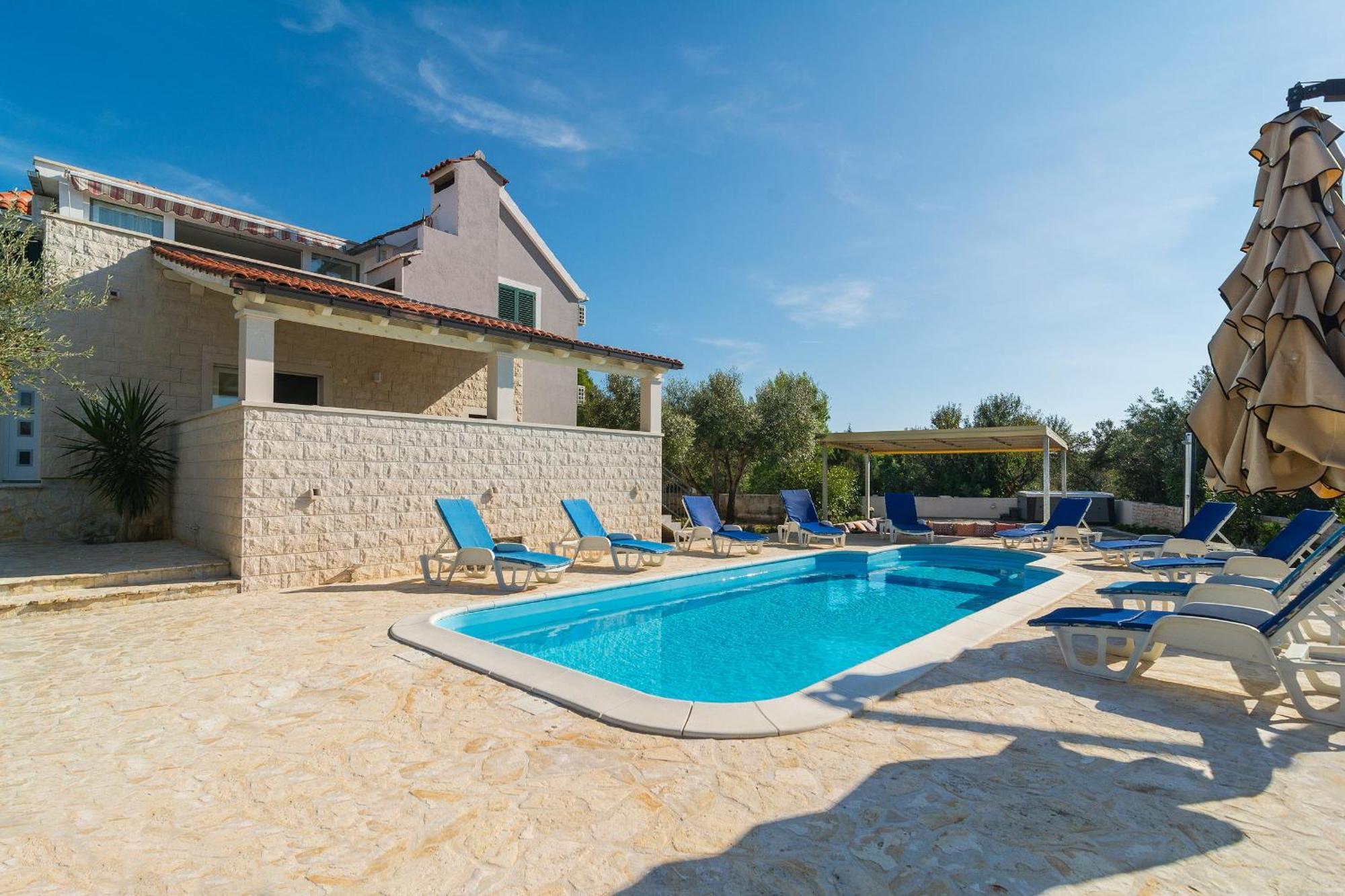 Villa Decima Milna (Brac) Exterior foto